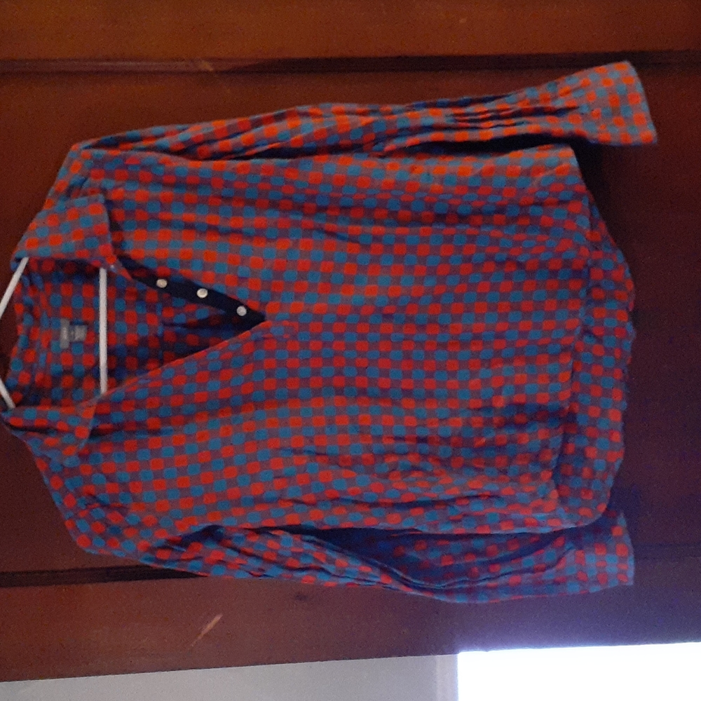 American eagle half button flannel